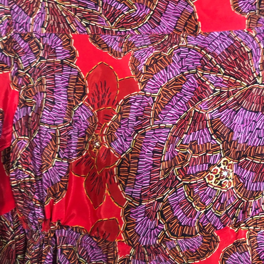 Anthropologie Farm Rio sequin flower maxi dress - Picture 9 of 10